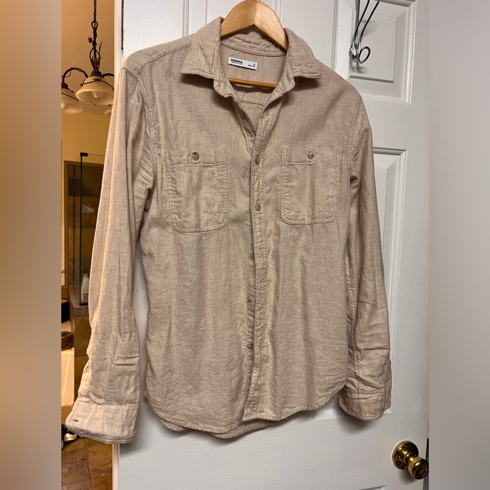 Tan Flannel Shirt